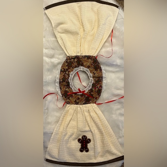 Gingerbread Dress Kitchen Towel - Picture 3 of 4